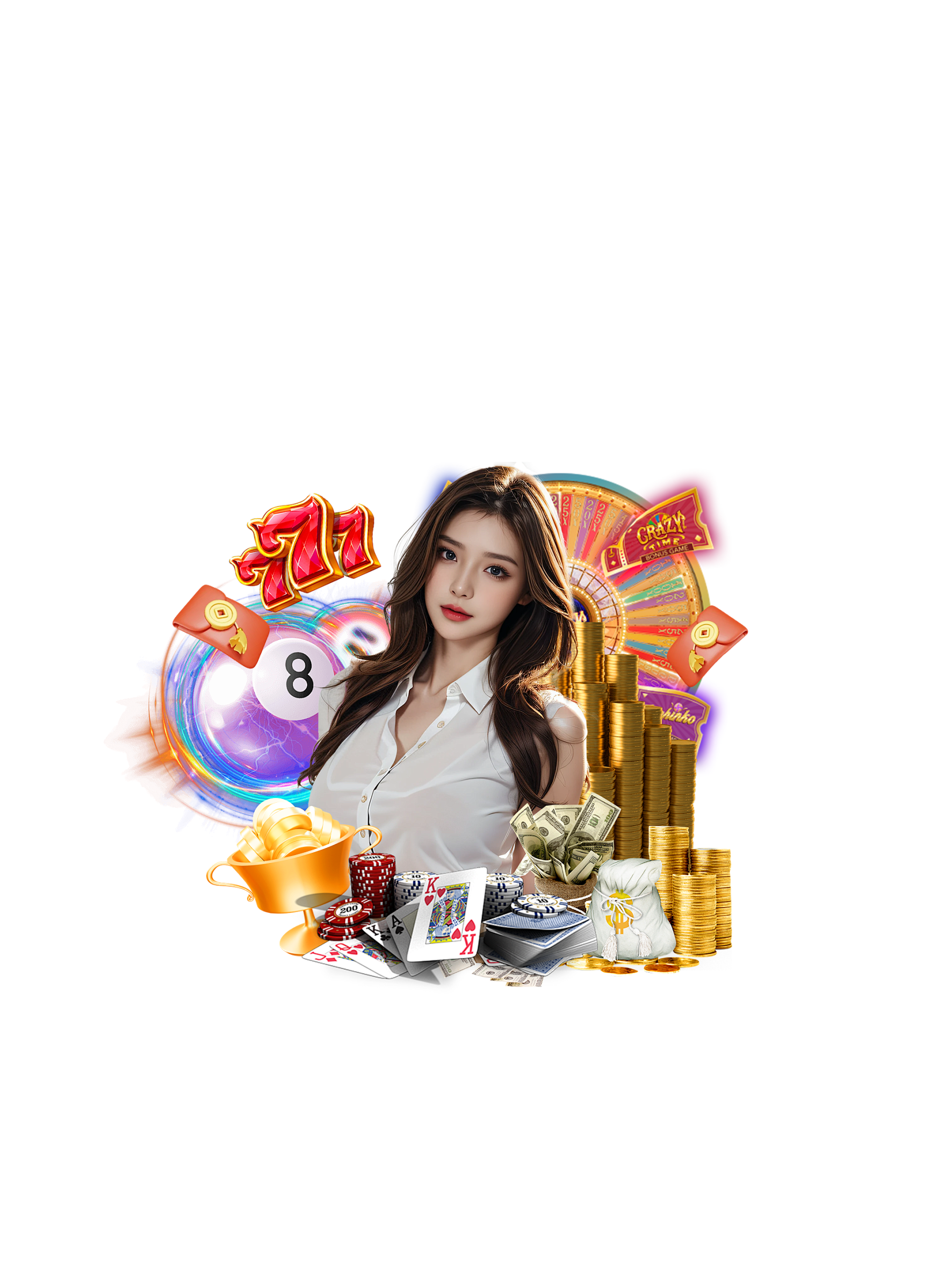 royalspin88 Lucky Neko mobile app showing QRIS deposit options